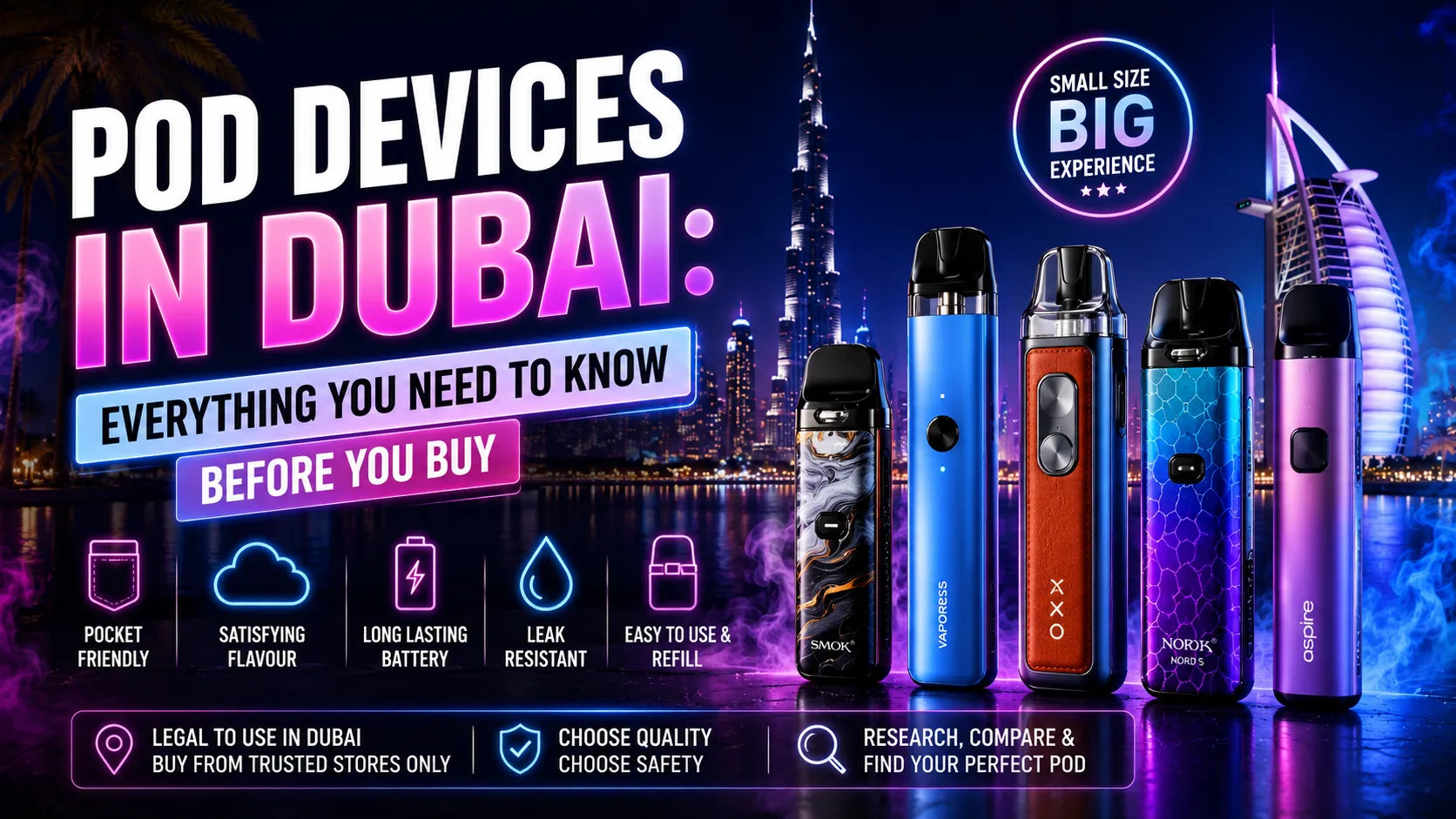 Pod Devices in Dubai: Everything You Need to Know Before You Buy