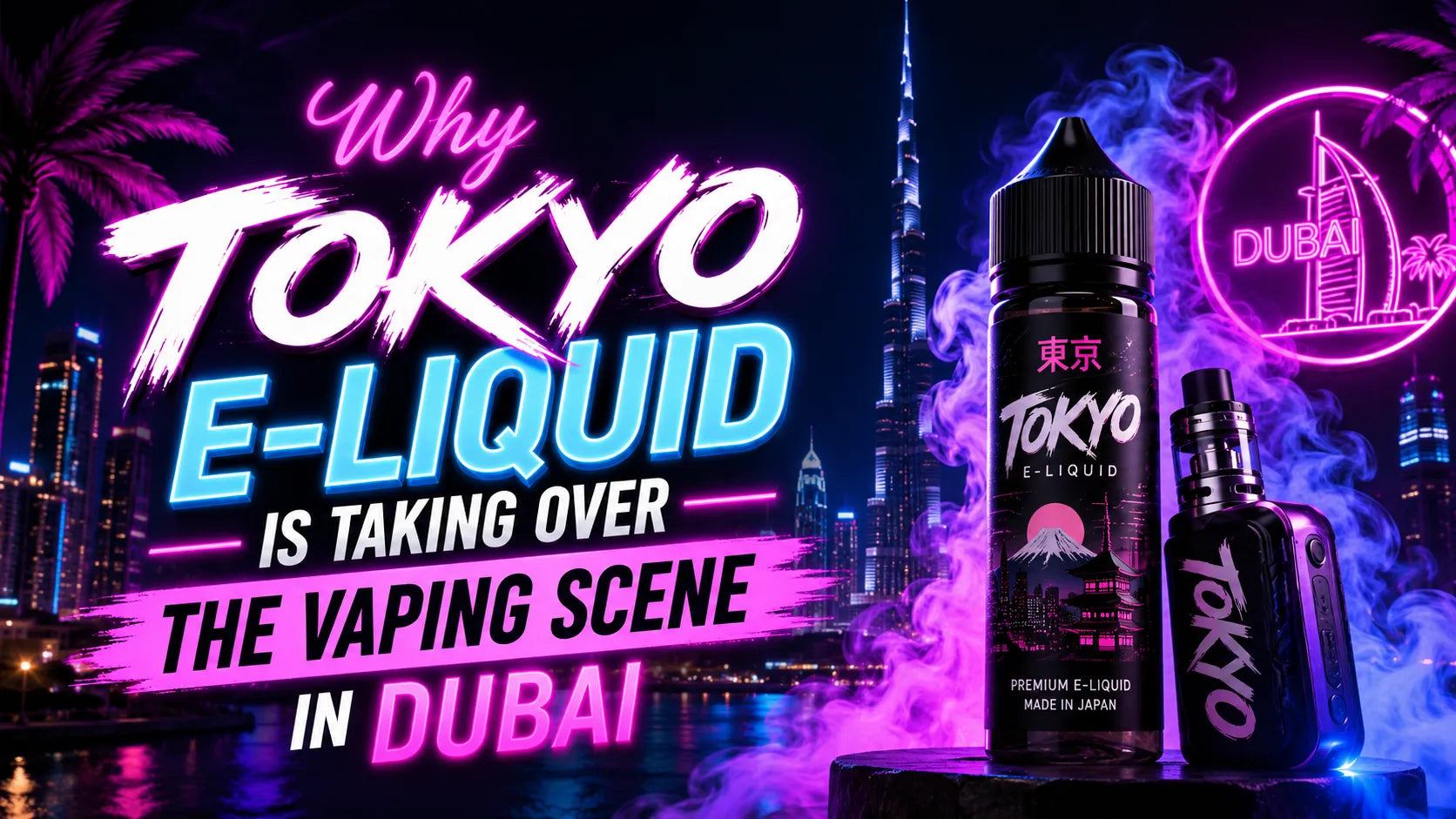 Why Tokyo E-Liquid Is Taking Over the Vaping Scene in Dubai