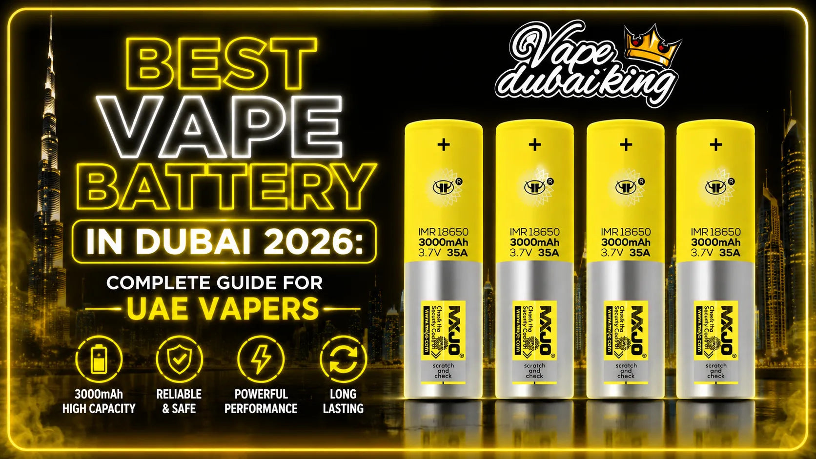 7 Best Vape Batteries in Dubai 2026: Complete Guide for UAE Vapers