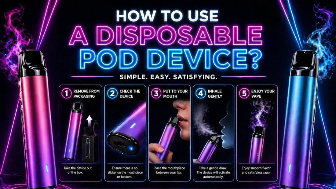How to Use a Disposable Pod Device: Step-by-Step Guide