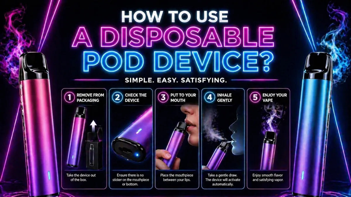 How to Use a Disposable Pod Device: Step-by-Step Guide