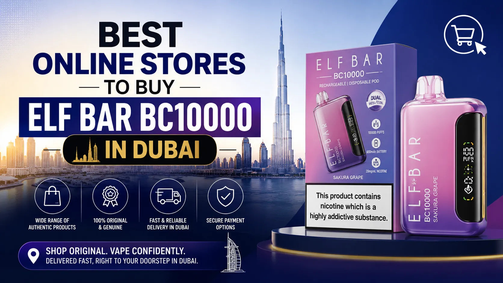 BEST ONLINE STORES TO BUY ELF BAR BC10000 IN DUBAI