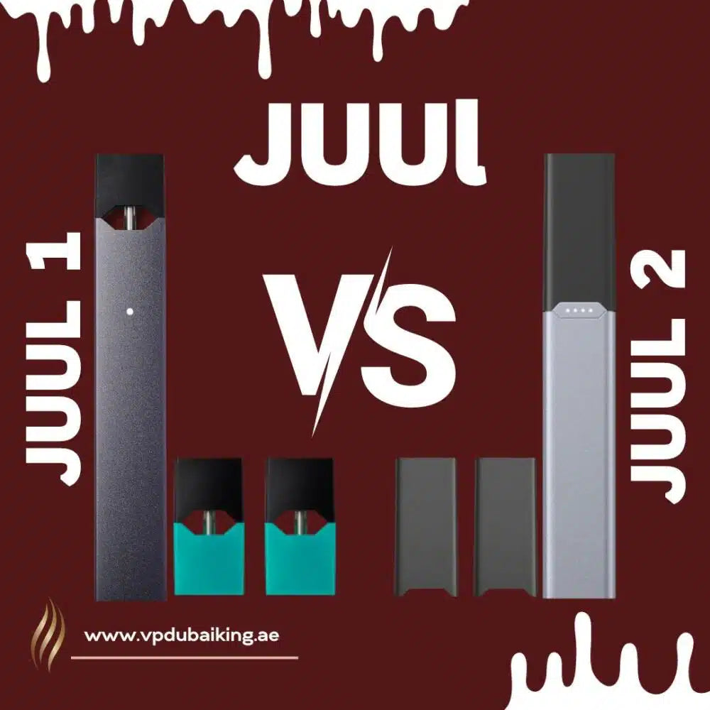 Comparison of Juul 1 and Juul 2