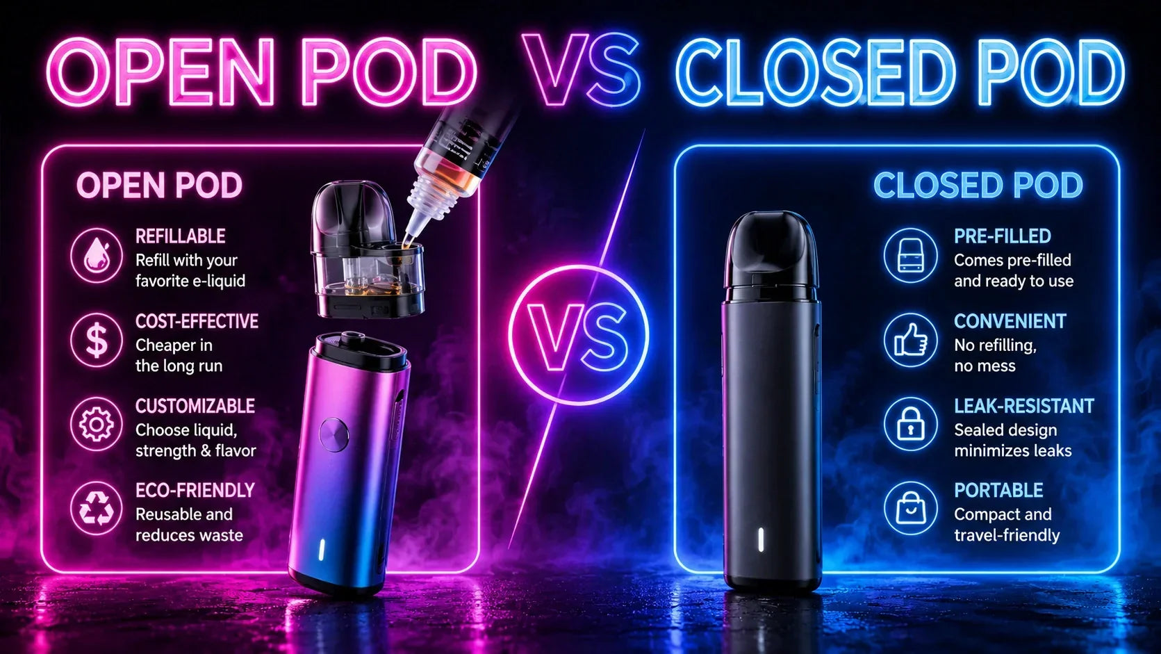 Open Pod vs Closed Pod: Which Is Right for You? (2026)