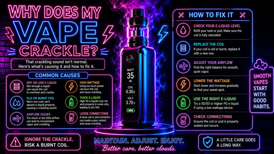 Why Does My Vape Crackle?