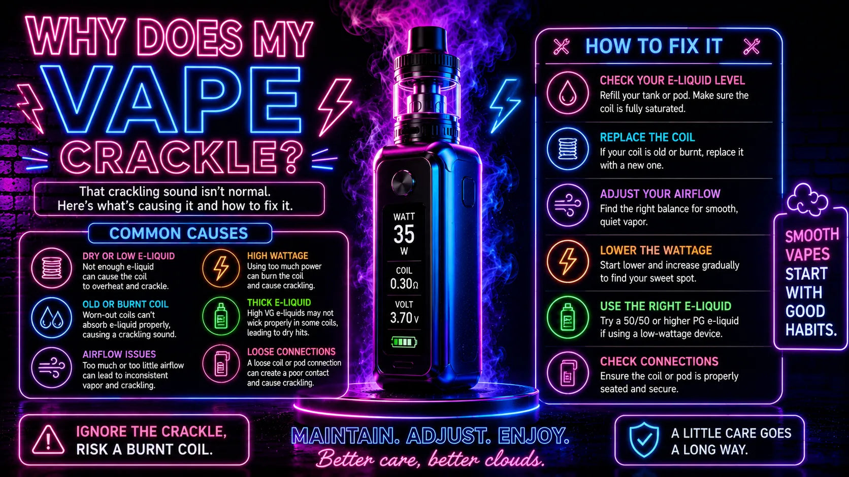 Why Does My Vape Crackle?