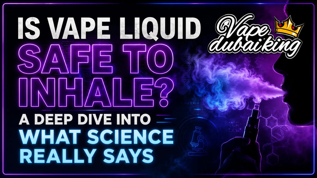 Is Vape Liquid Safe to Inhale? A Deep Dive Into What Science Really Says