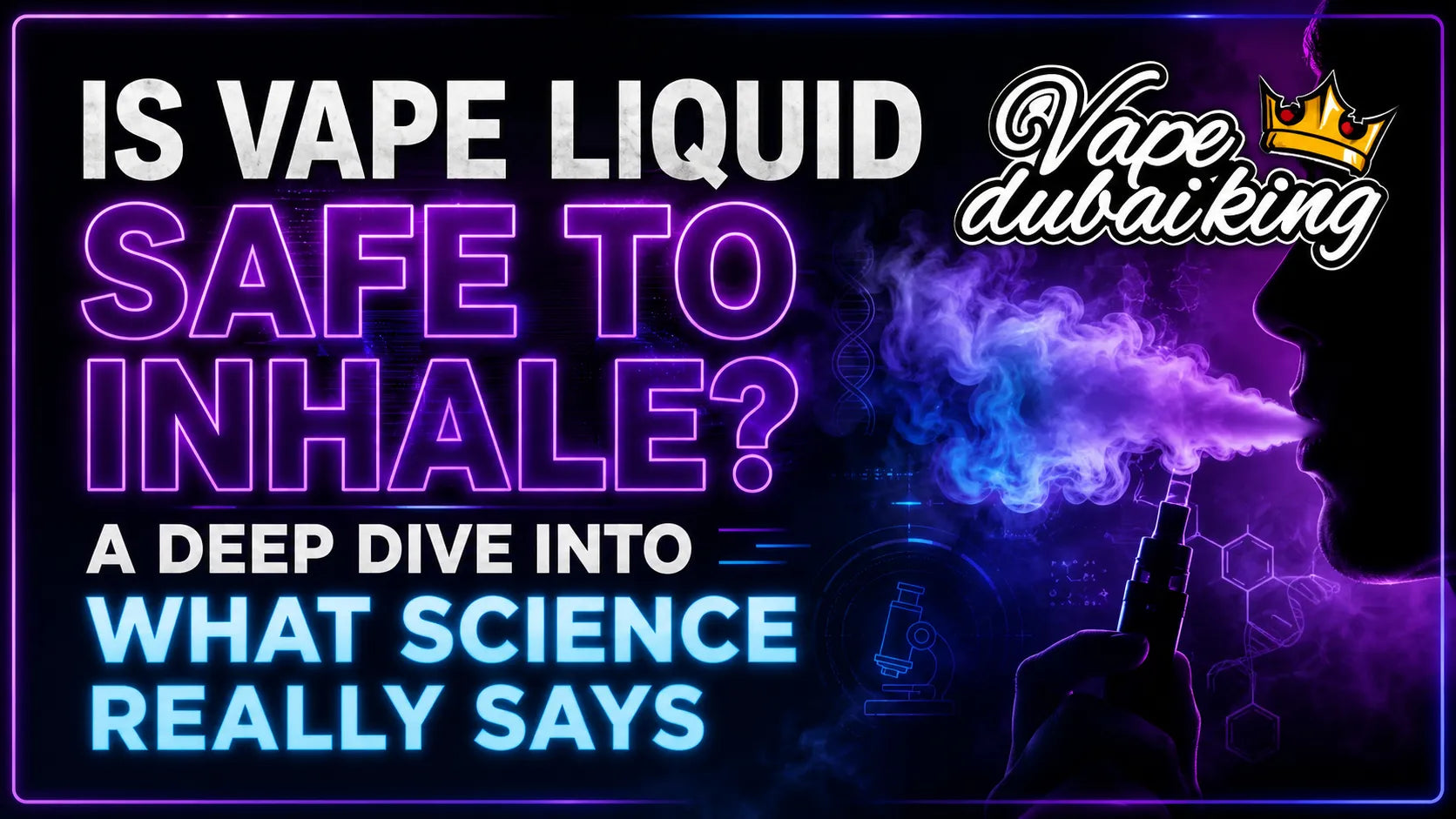 Is Vape Liquid Safe to Inhale? A Deep Dive Into What Science Really Says
