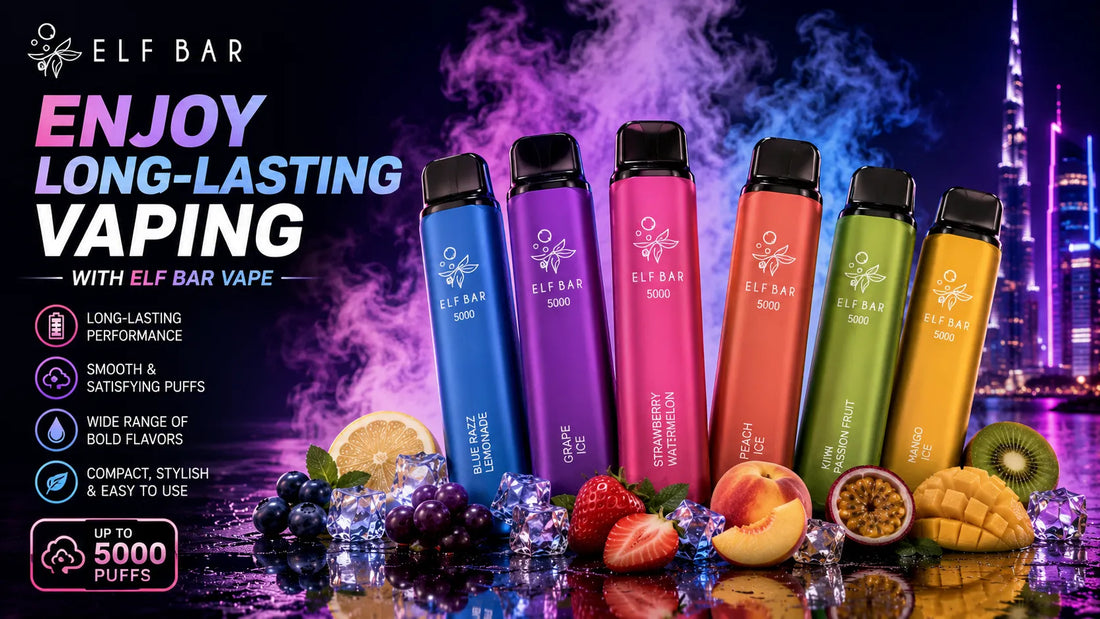 ENJOY LONG-LASTING VAPING WITH ELF BAR  VAPE: