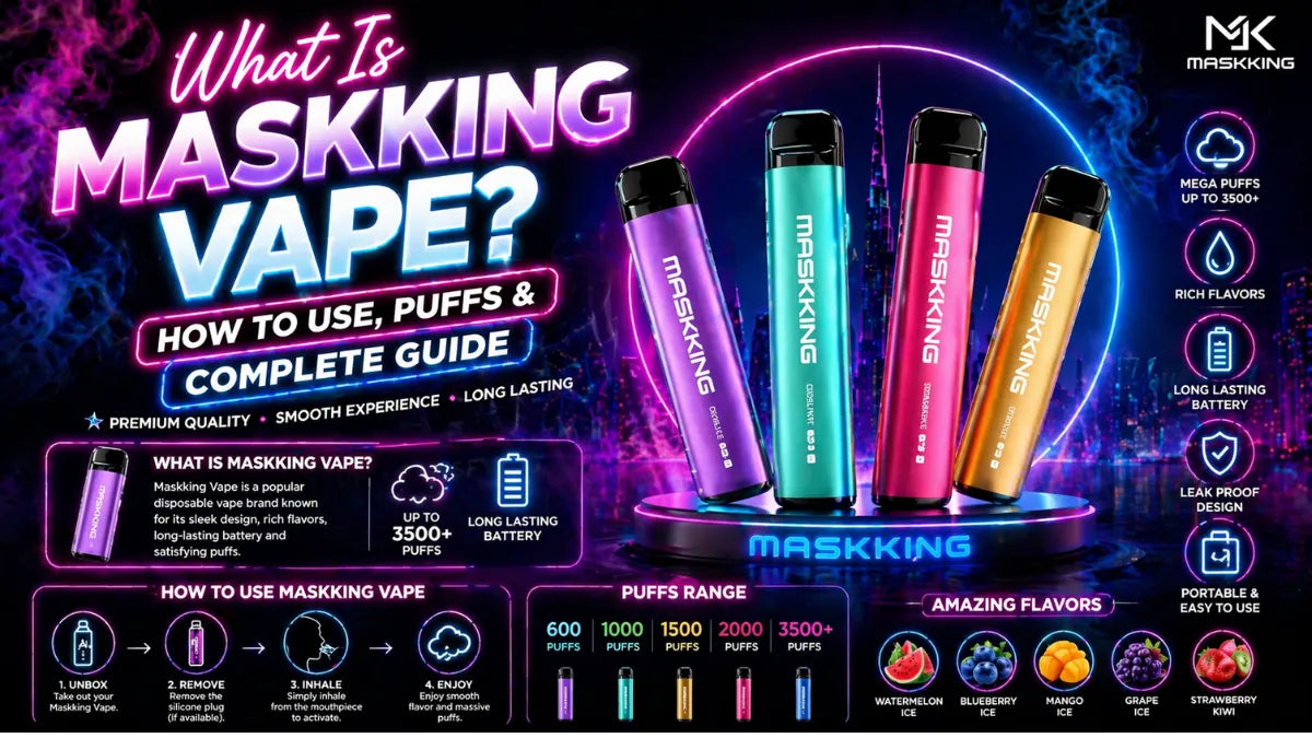 What Is Maskking Vape? How to Use, Puffs & Complete Guide