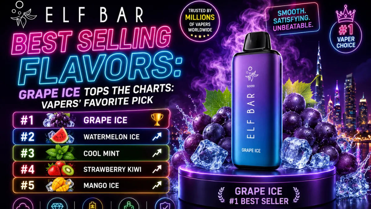 ELF BAR BEST SELLING FLAVORS: