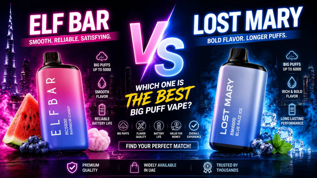 Elf Bar vs Lost Mary: Which One is the Best Big Puff Vape?