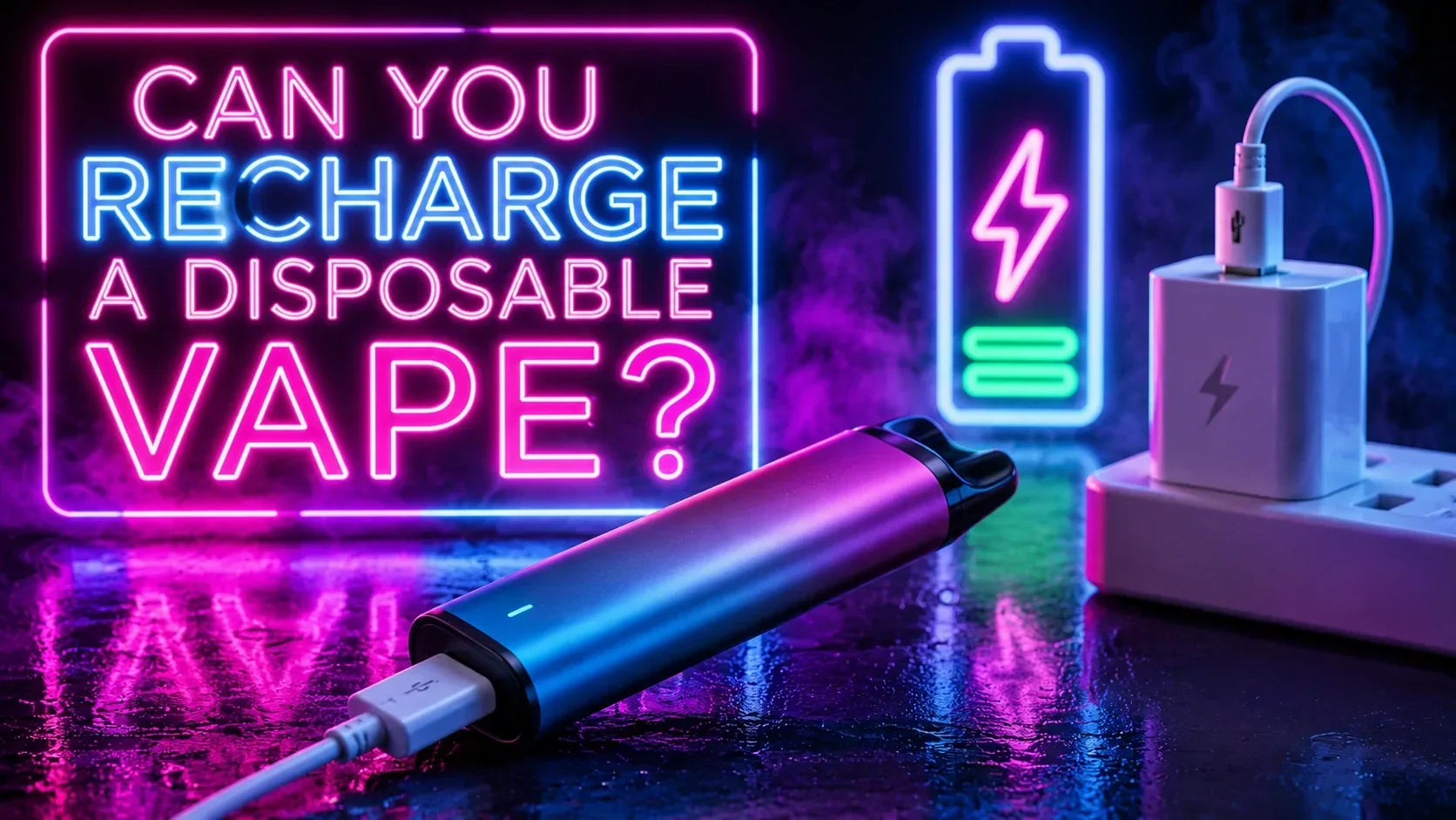 Can You Recharge a Disposable Vape? Full Guide (2026)