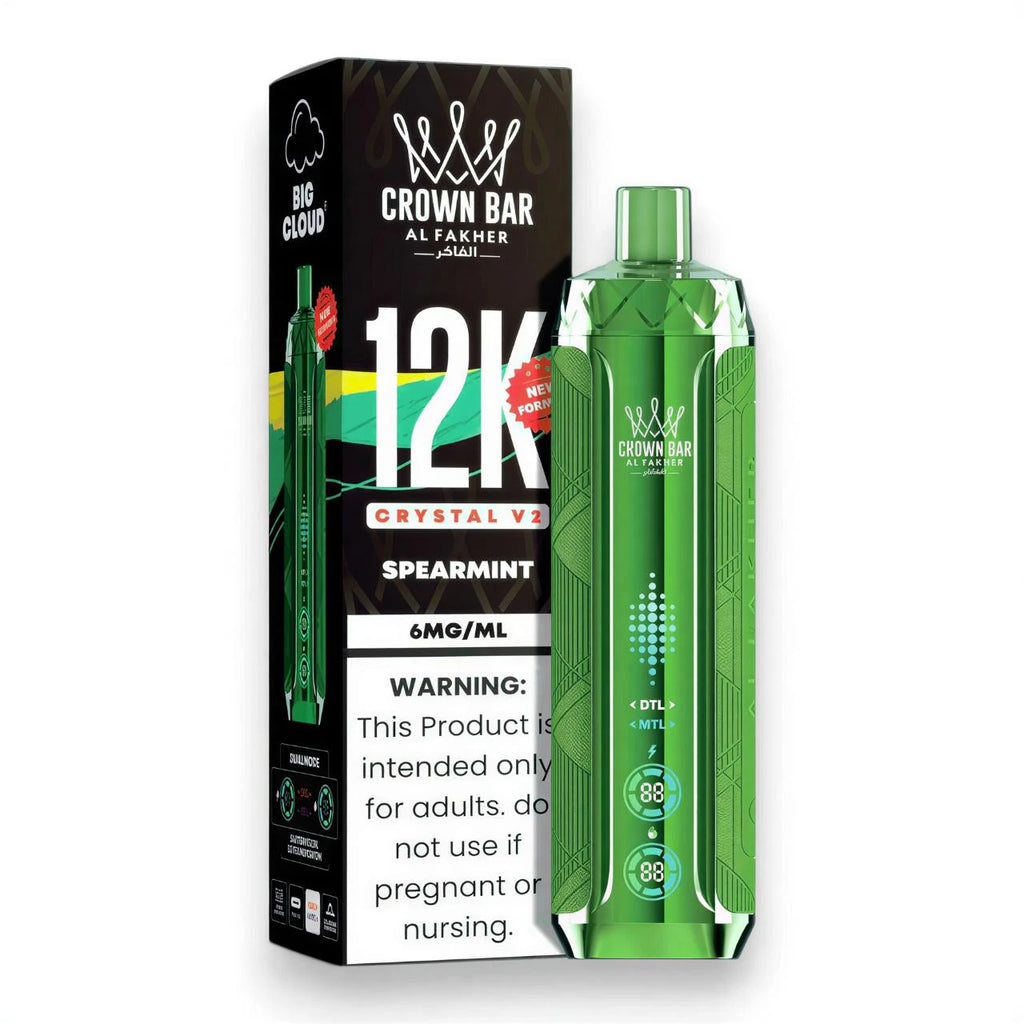 Al Fakher Crown Bar Crystal V2 12K Spearmint