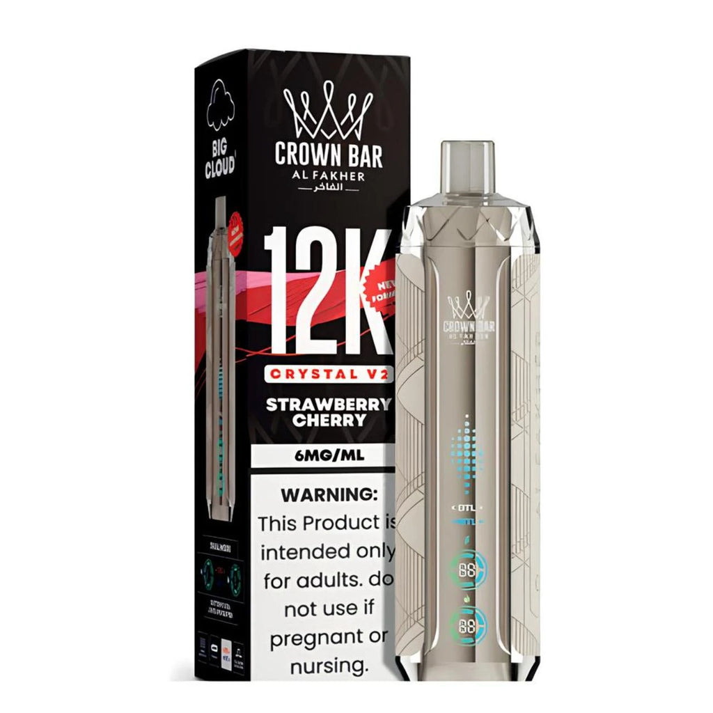 Al Fakher Crown Bar Crystal V2 12K Strawberry Cherry