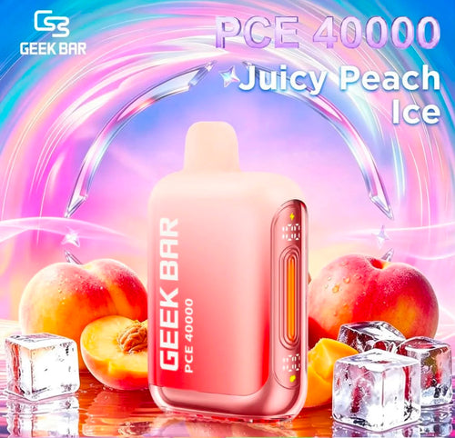 Geek Bar PCE 40000 Puffs Juicy Peach Ice
