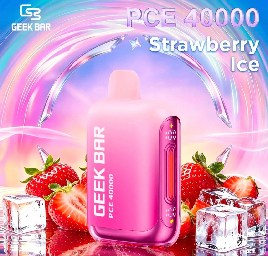 Geek Bar PCE 40000 Puffs Strawberry Ice