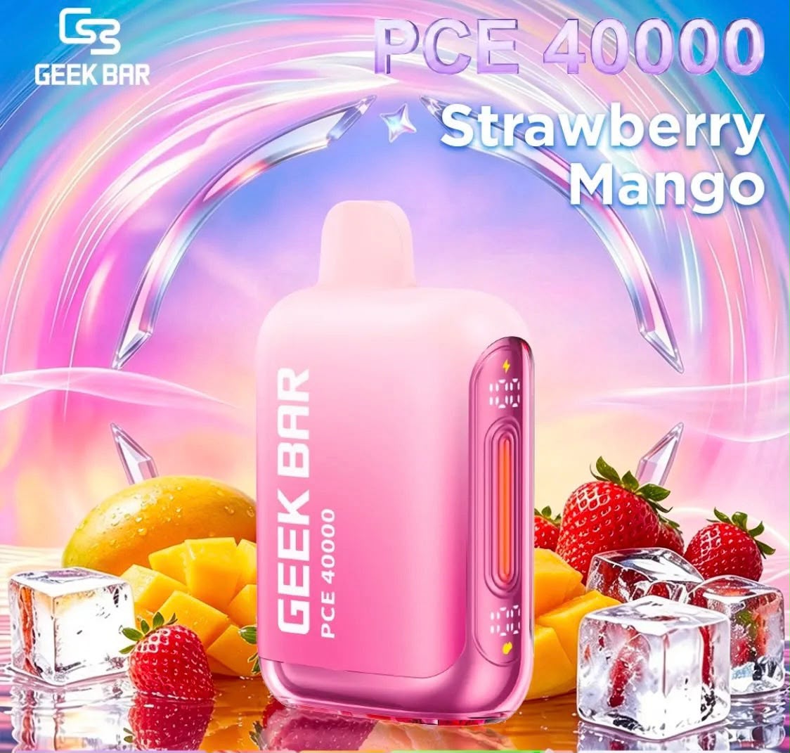 Geek Bar PCE 40000 Puffs Strawberry Mango