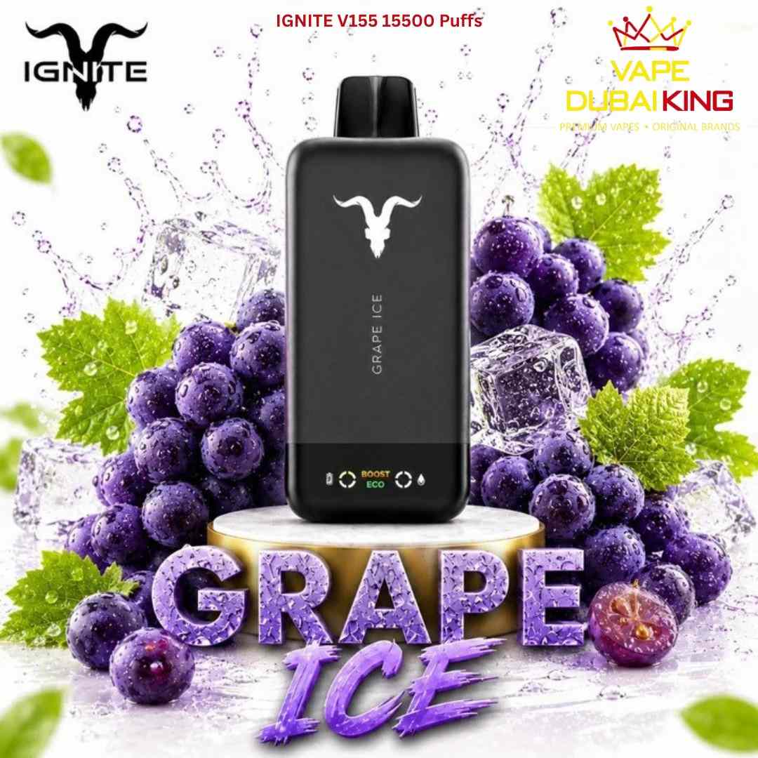 IGNITE V155 15500 Puffs Grape Ice
