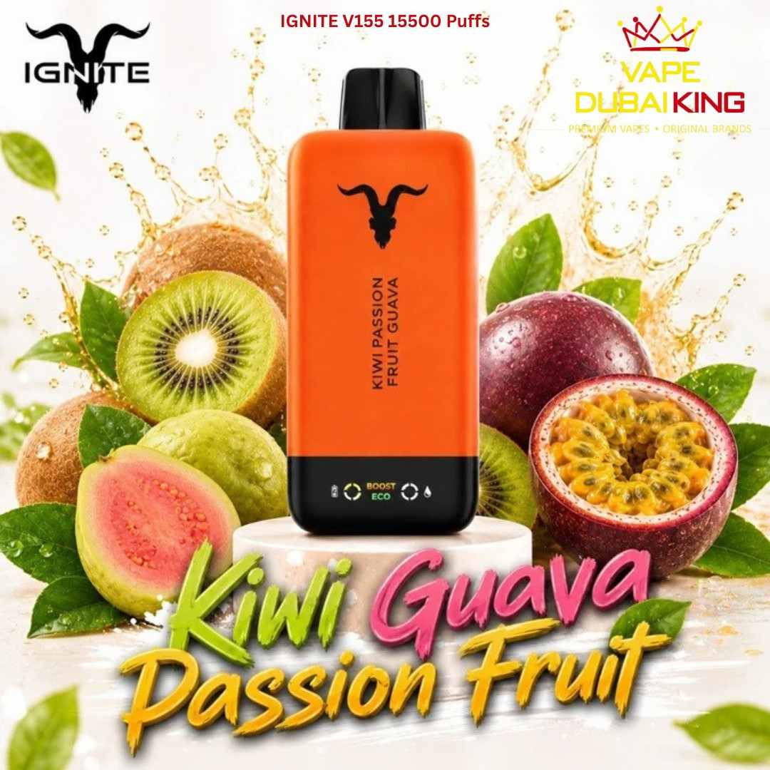 IGNITE V155 15500 Puffs Kiwi Guava Passion Fruit