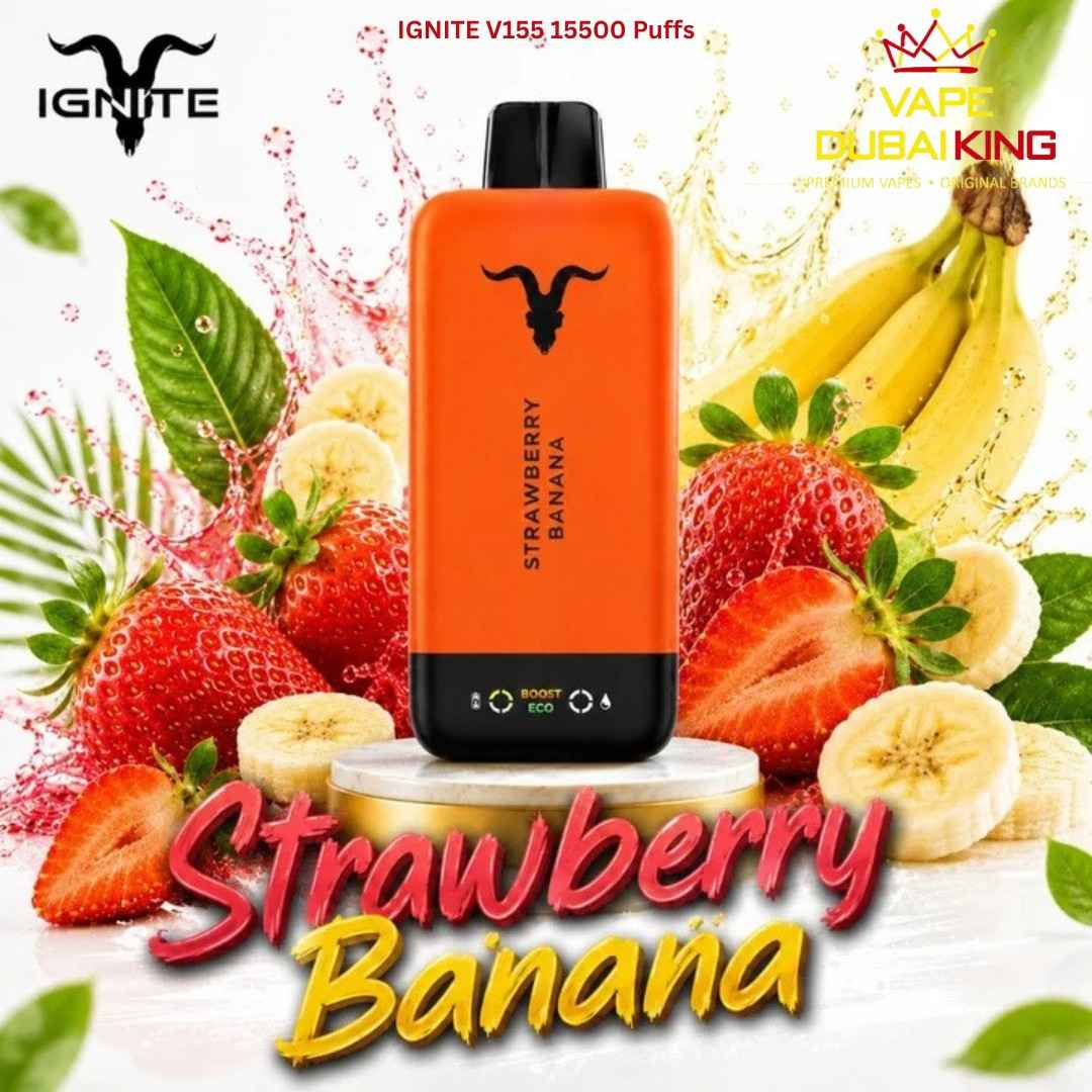 IGNITE V155 15500 Puffs Strawberry Banana
