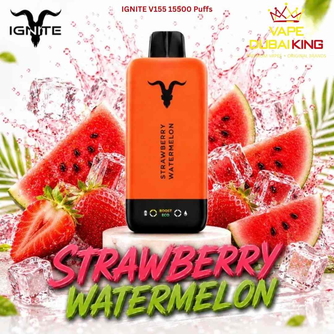 IGNITE V155 15500 Puffs Strawberry Watermelon