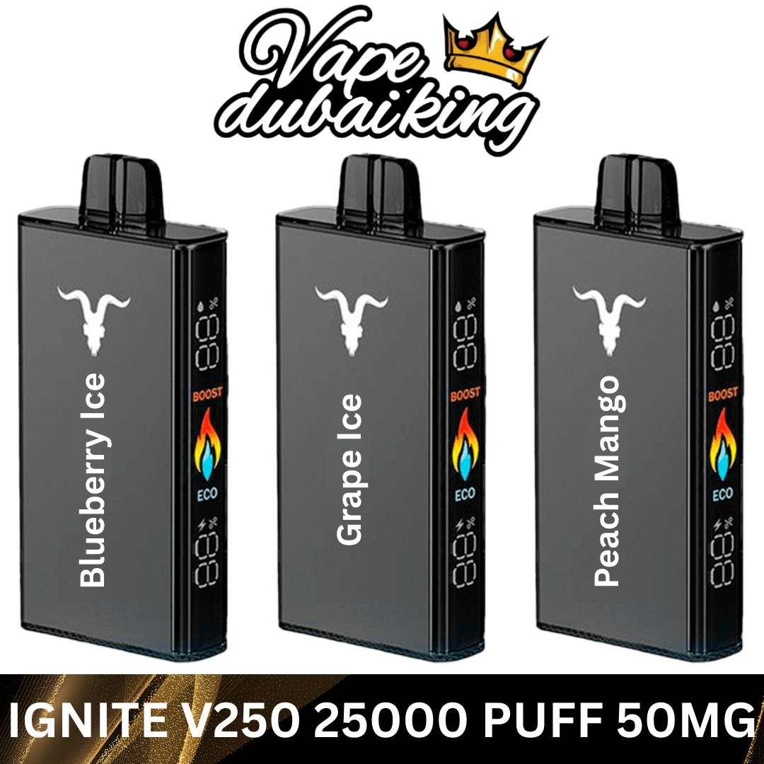 IGNITE V250 25K Puffs Disposable Vape 50mg in UAE