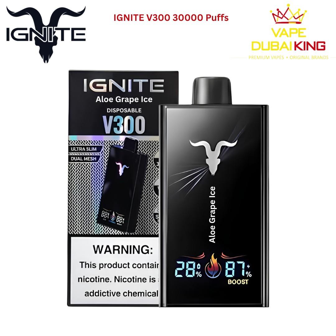 IGNITE V300 30K Puffs Aloe Grape Ice