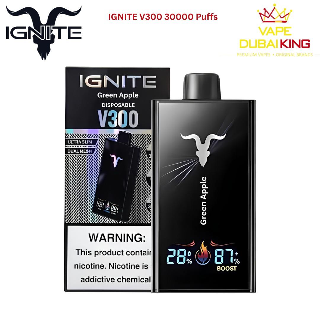 IGNITE V300 30K Puffs Green Apple