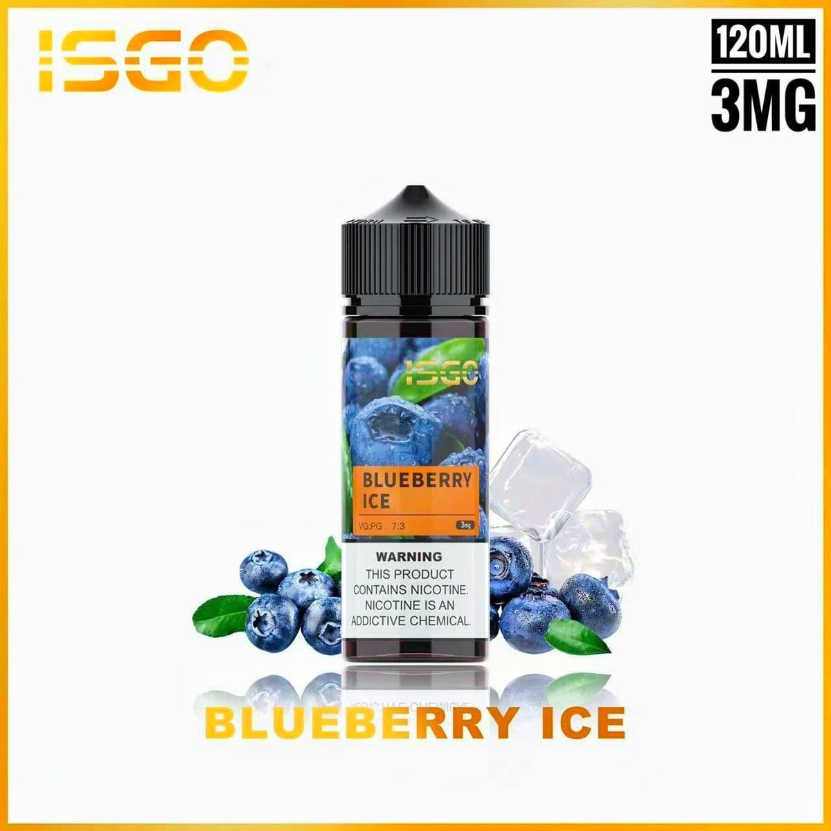 Isgo E-Liquid 120mL Blueberry Ice