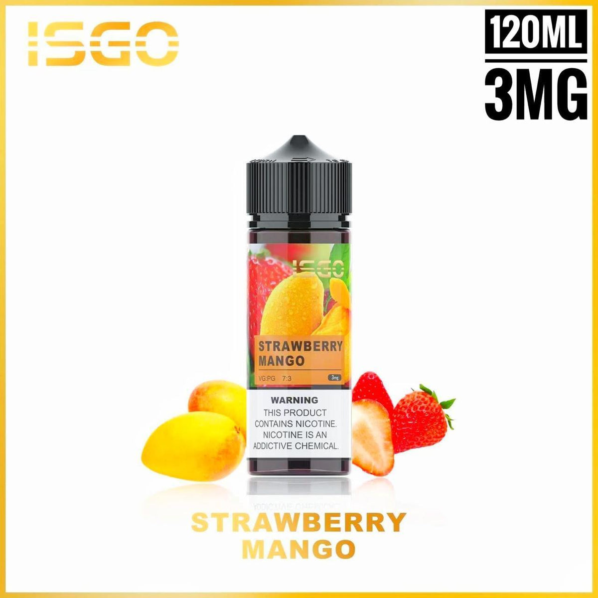 Isgo E-Liquid 120mL Strawberry Mango