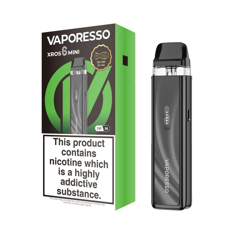 Vaporesso XROS 6 Mini Pod Kit Titanium Black