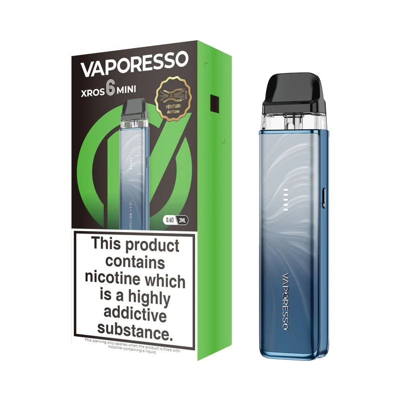 Vaporesso Xros 6 Mini Pod Kit Plume Blue