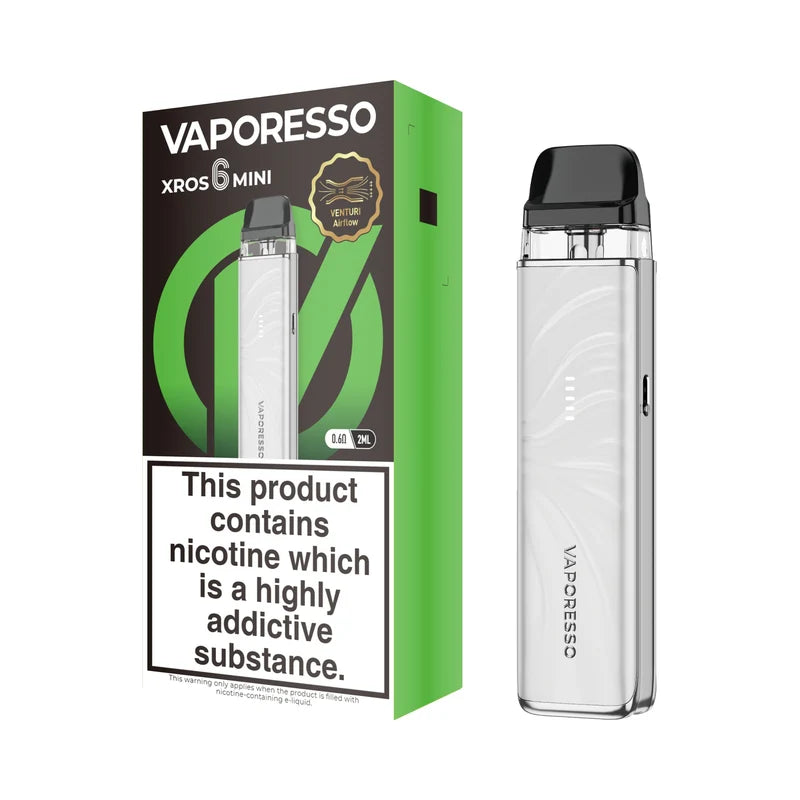 Vaporesso Xros 6 Mini Pod Kit Plume White