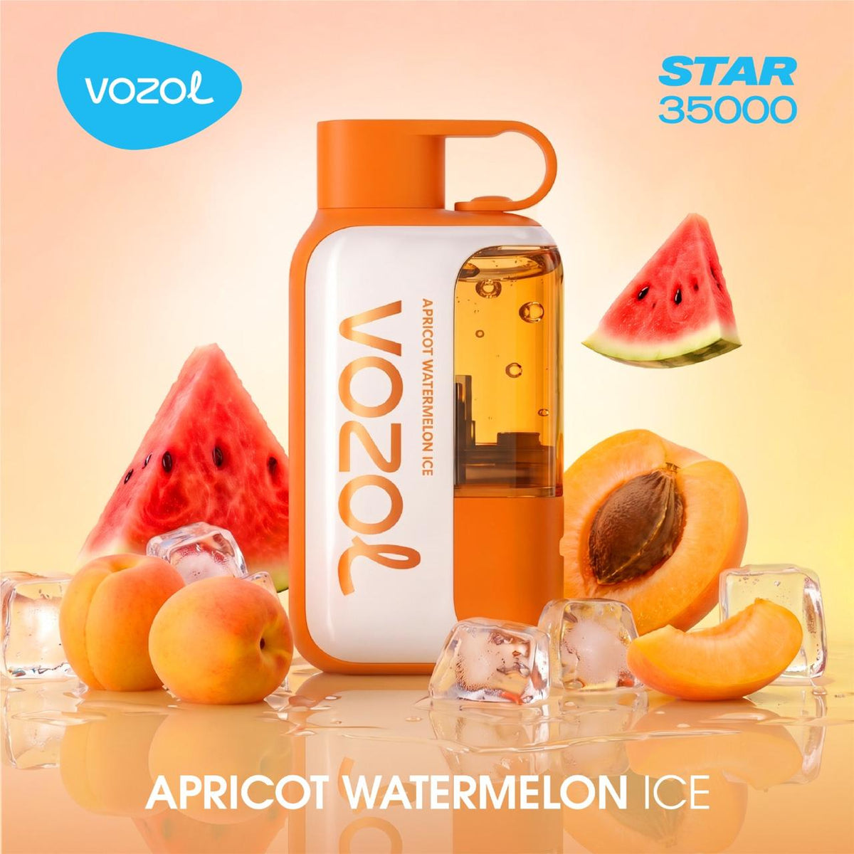 Vozol Star 35K Puffs Apricot Watermelon Ice