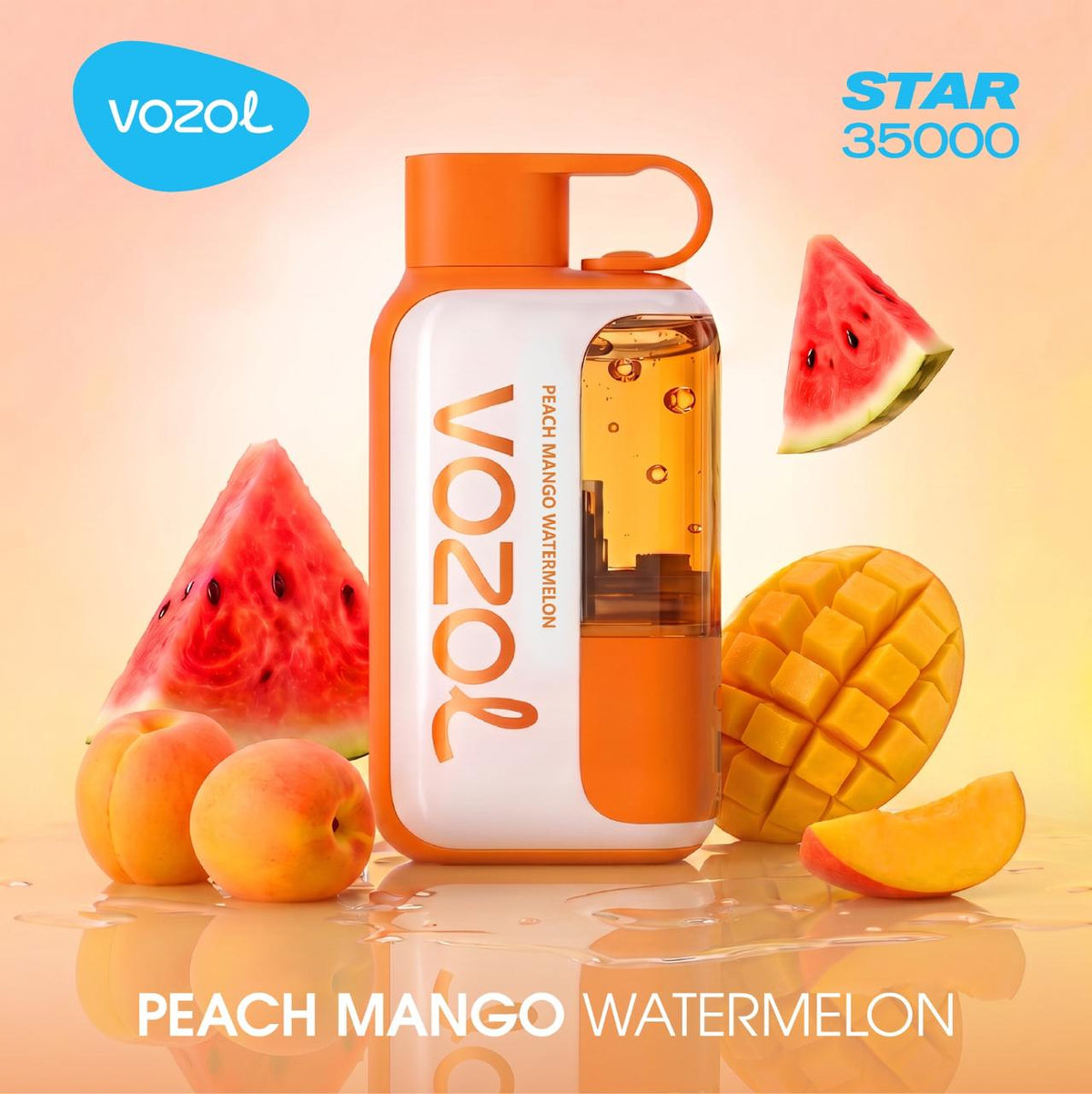 Vozol Star 35k Peach Mango Watermelon